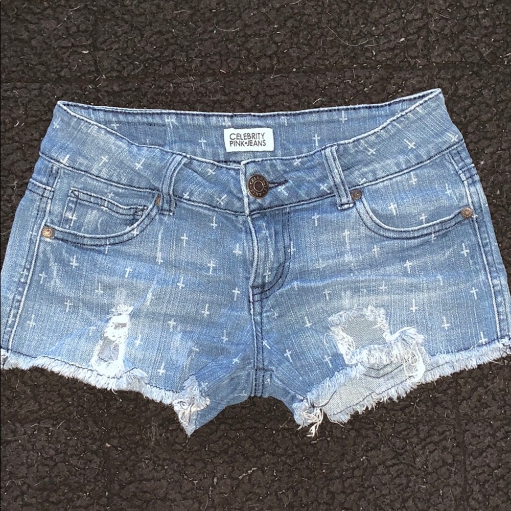 Celebrity Pink Jeans Distressed Shorts